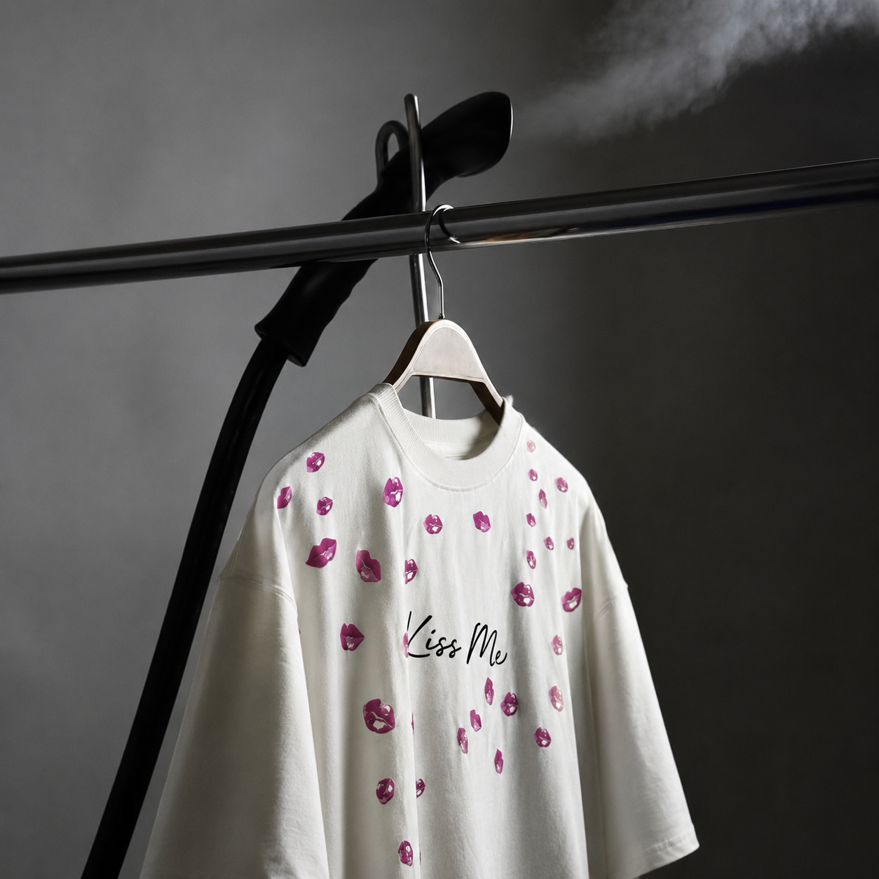 Pink Kissed T-Shirt (White)